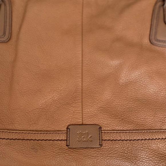 The SAK cognac leather Satchel Bag - Picture 2 of 7